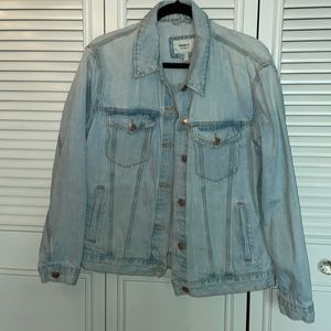 Forever 21 light wash denim jacket
